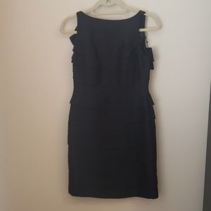 Black tiered BR dress Size 0